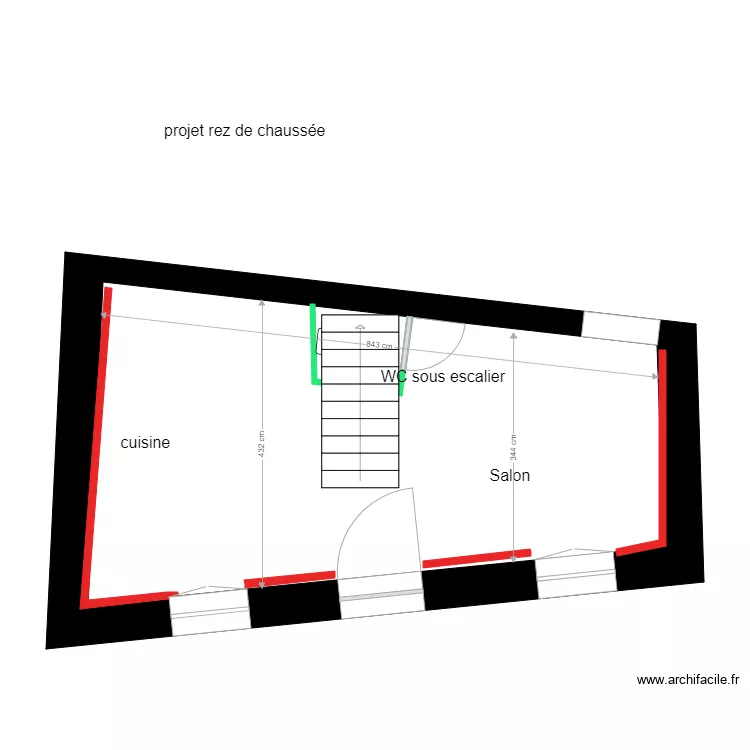 LEWI  projet bas final. Plan de 