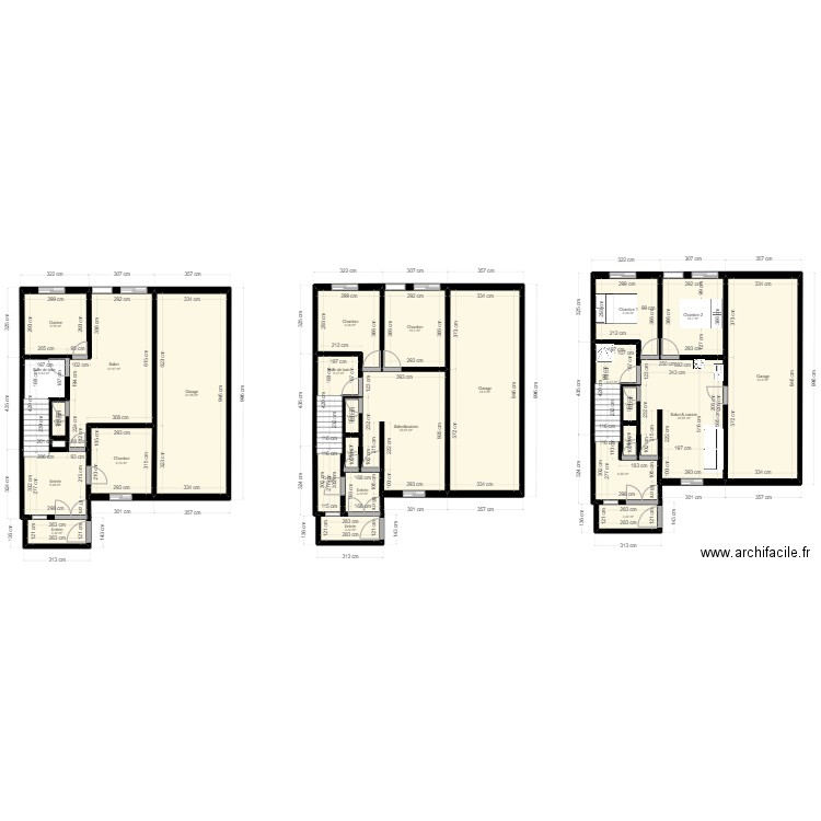 MONTFERMEIL - RDC . Plan de 27 pièces et 274 m2