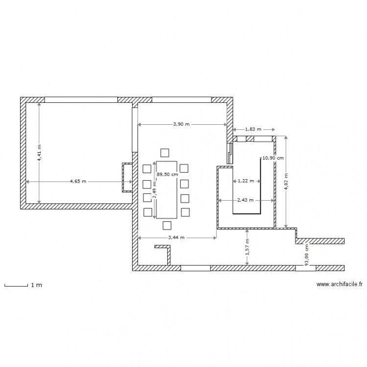 de cacqueray cuisine. Plan de 0 pièce et 0 m2