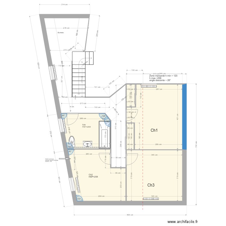 etage14092019utlities. Plan de 0 pièce et 0 m2