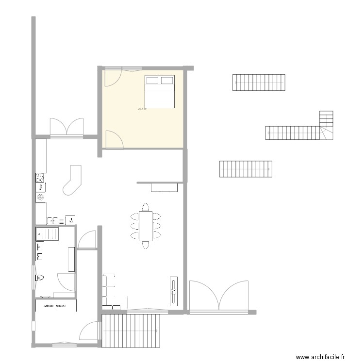 projet FLAM. Plan de 0 pièce et 0 m2