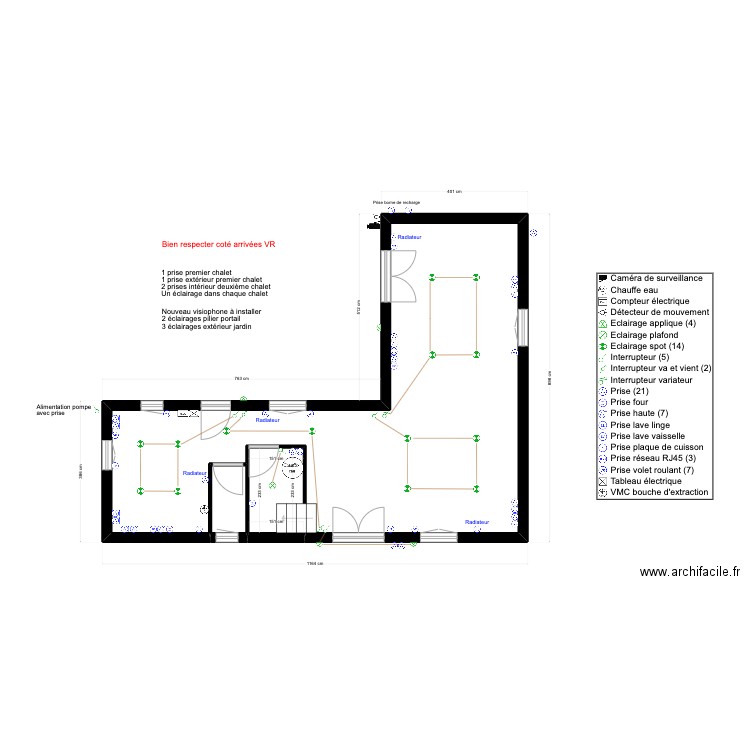 MORAILLON. Plan de 0 pièce et 0 m2