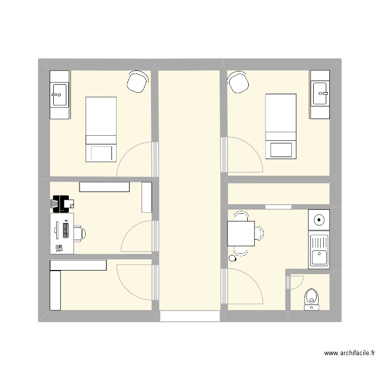 étage de l'institut . Plan de 0 pièce et 0 m2