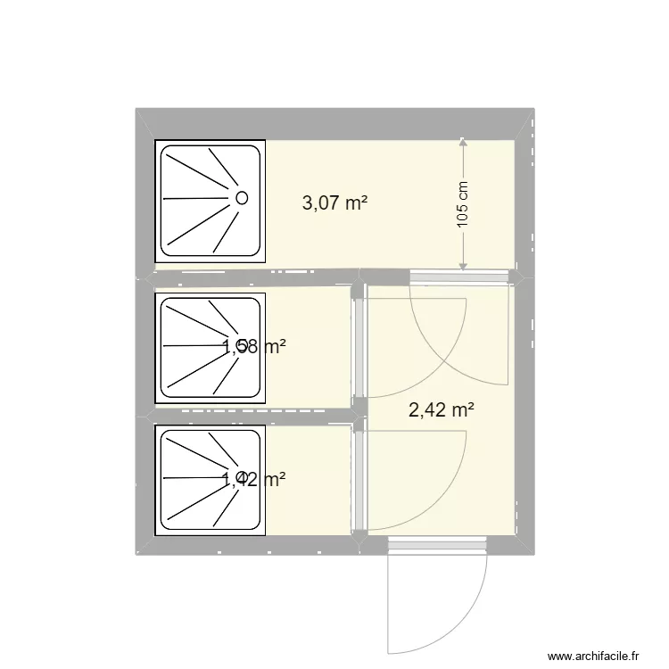 SDB TEMPO    WC MPR CONVERTI. Plan de 