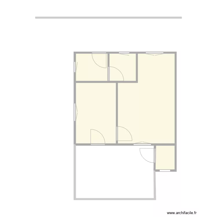bonneau. Plan de 6  et 41 m²