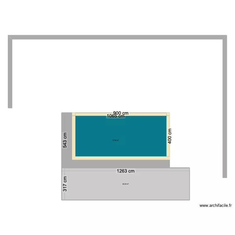 Piscine. Plan de Piscine. Plan de