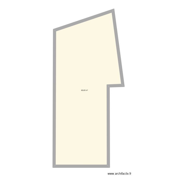 plan de masse2. Plan de 1 pièce et 70 m2