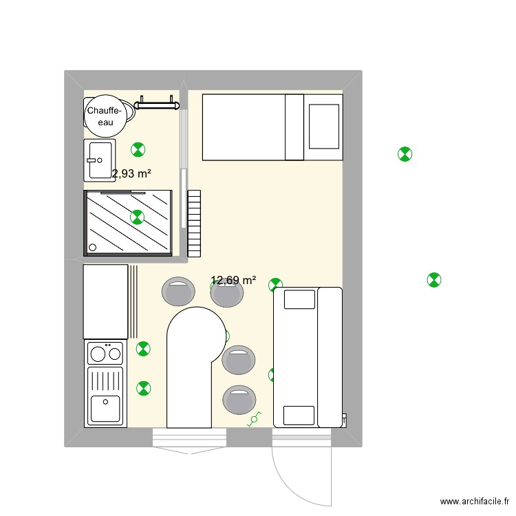 Studio citadelle 2. Plan de 0 pièce et 0 m2