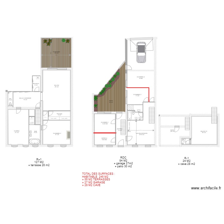 pelleport agencement 2019. Plan de 0 pièce et 0 m2