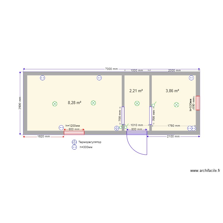 im pr2. Plan de 0 pièce et 0 m2