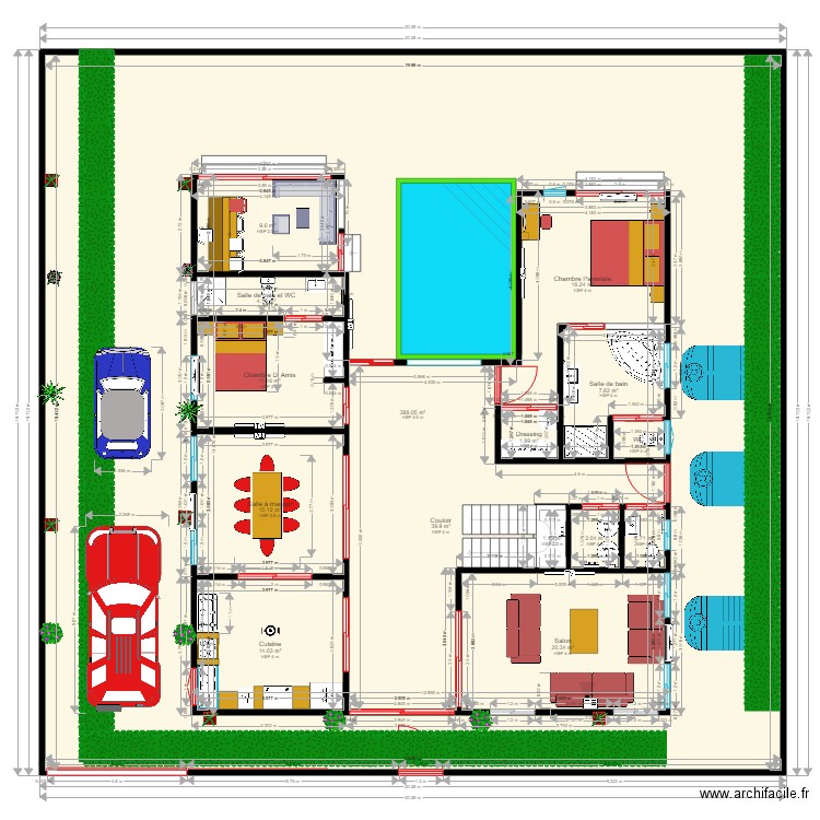 Plan Individuel RV modifié 23 Juillet 2018. Plan de 0 pièce et 0 m2