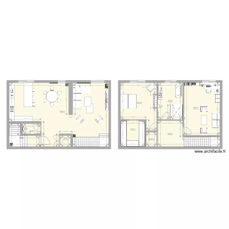 Appartement1. Plan de 