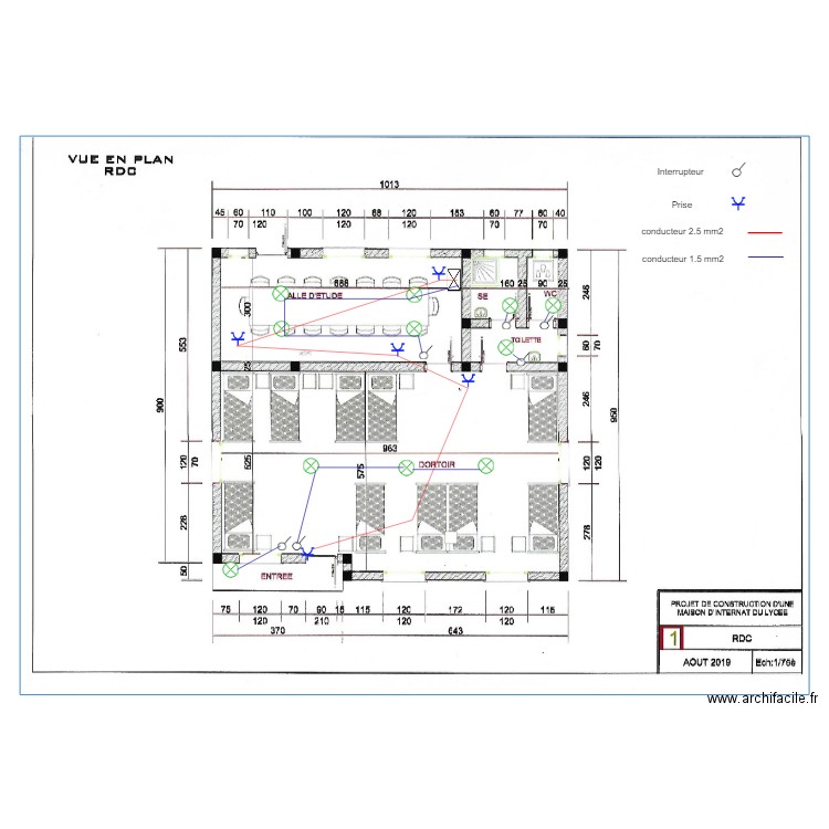 INTERNAT Ambohimandroso Madagascar. Plan de 0 pièce et 0 m2