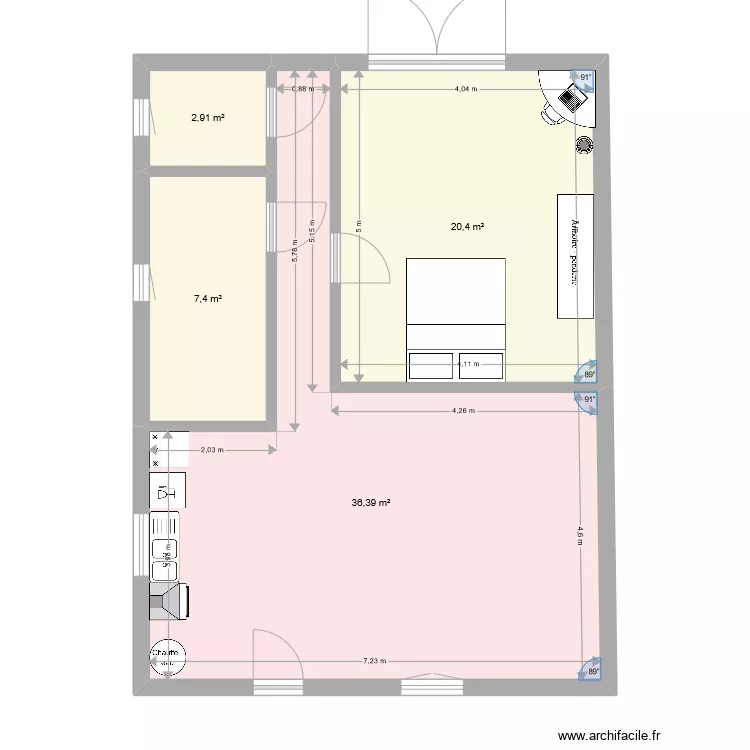 grange. Plan de grange. Plan de