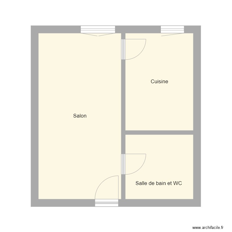 Croquis App 2ème Etage. Plan de 0 pièce et 0 m2