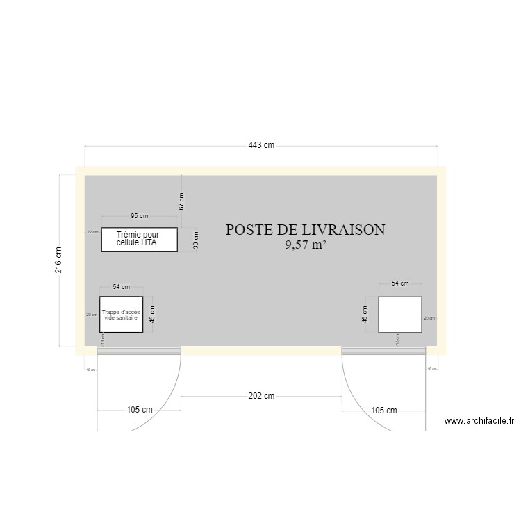 PDL Génie civil. Plan de 0 pièce et 0 m2