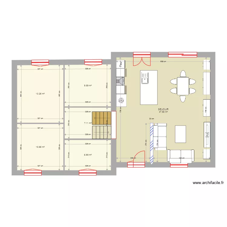 maison donna. Plan de 