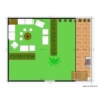 Plan terrasse du château