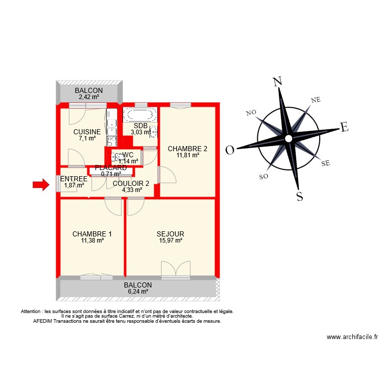 BI 6658. Plan de 0 pièce et 0 m2