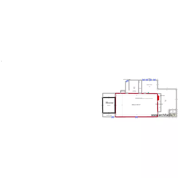 ESPACE CULTURELDOULLENS. Plan de 