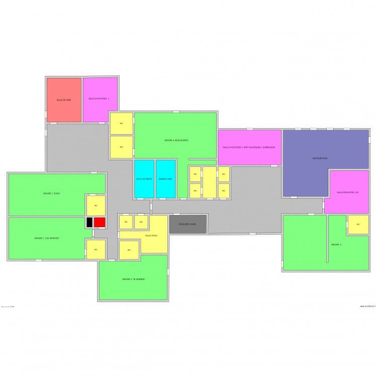 ime suzanne brunel. Plan de 0 pièce et 0 m2