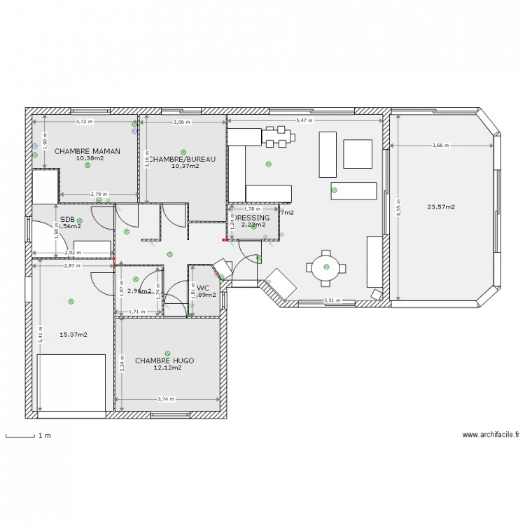 Ma MAISON. Plan de 0 pièce et 0 m2