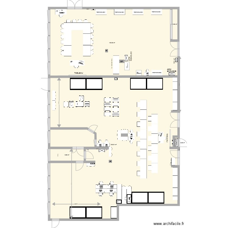 Atelier MELEC SN EN COURS  H1 H2. Plan de 0 pièce et 0 m2