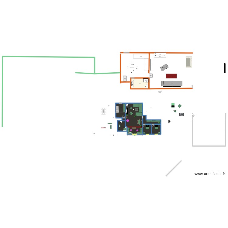 nounou news ahahahah222. Plan de 14 pièces et 207 m2