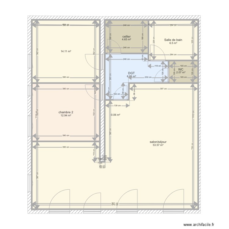 Besson Plan métré 20 03. Plan de 0 pièce et 0 m2