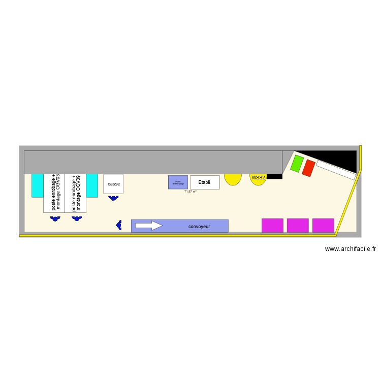 ENROBAGE OGV IMPLANT 1. Plan de 0 pièce et 0 m2