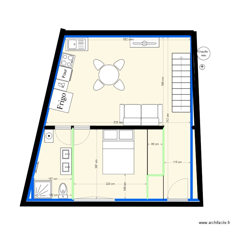 ROMMELAERE RDC 2. Plan de 0 pièce et 0 m2