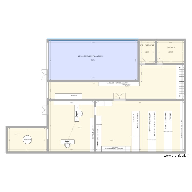 PLan sequestre 2-Guillaume 2. Plan de 9 pièces et 374 m2