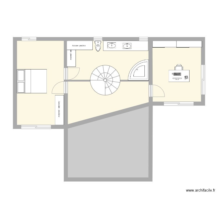 GADAUD. Plan de 0 pièce et 0 m2