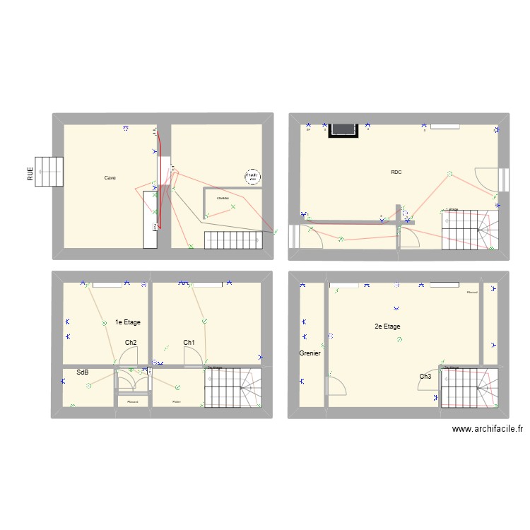 Amélie. Plan de 0 pièce et 0 m2