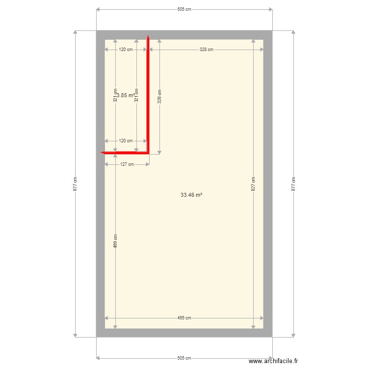 Studio papa. Plan de 0 pièce et 0 m2