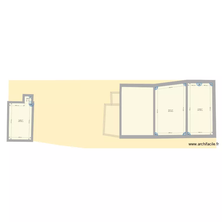 plan cadastral et mur saverdun valide. Plan de 