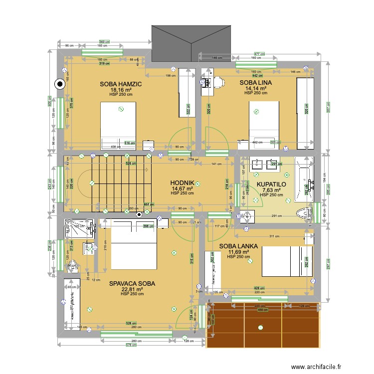 DENIS KUCA 1 SPRAT. Plan de 0 pièce et 0 m2