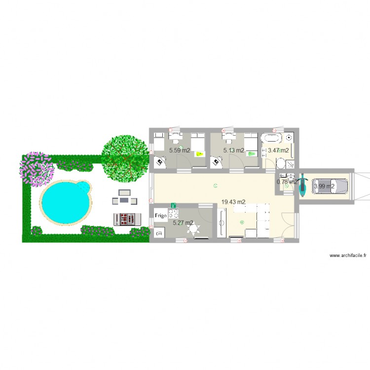 le plant pour mes sims N2. Plan de 0 pièce et 0 m2