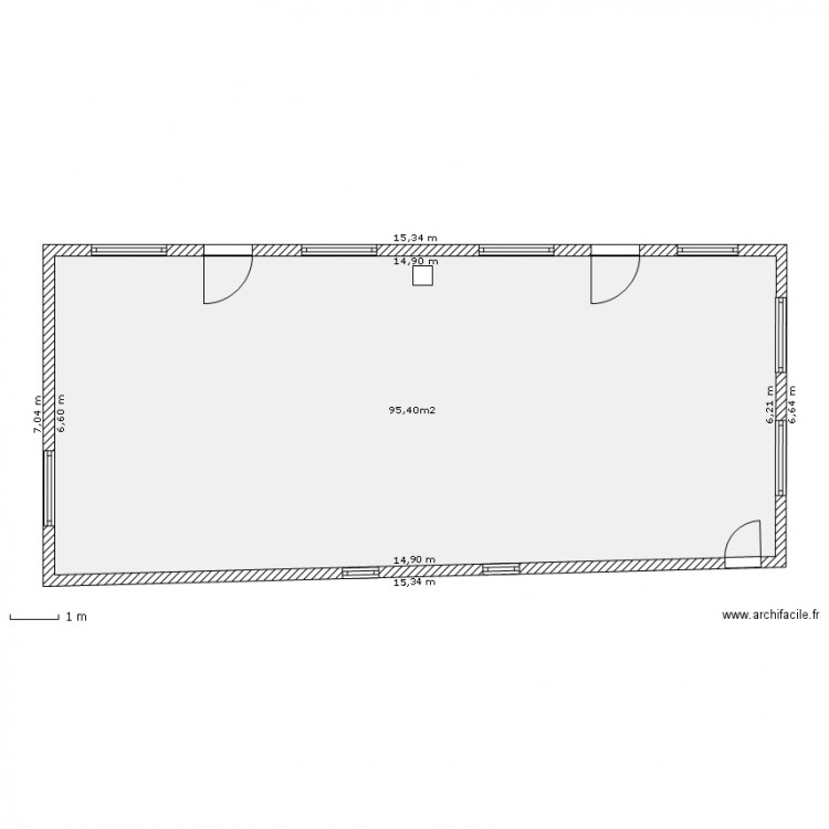 les martres vide. Plan de 0 pièce et 0 m2