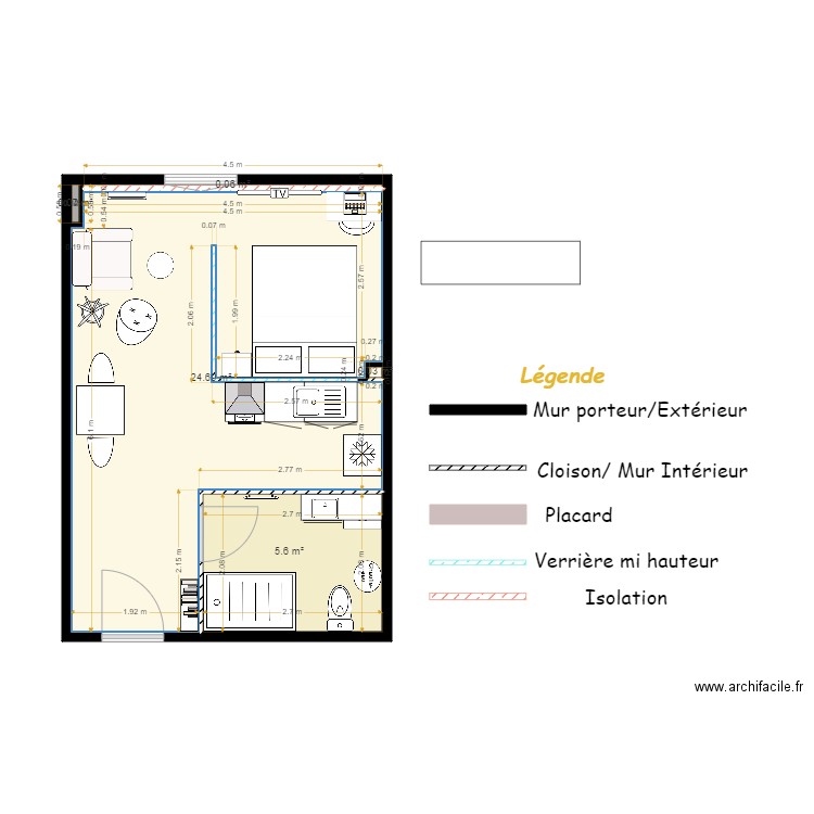 Bon Joseph Projet. Plan de 0 pièce et 0 m2