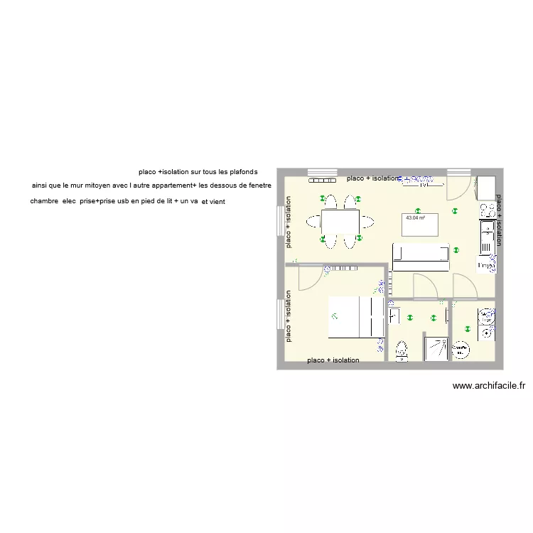 salignac 3a. Plan de 