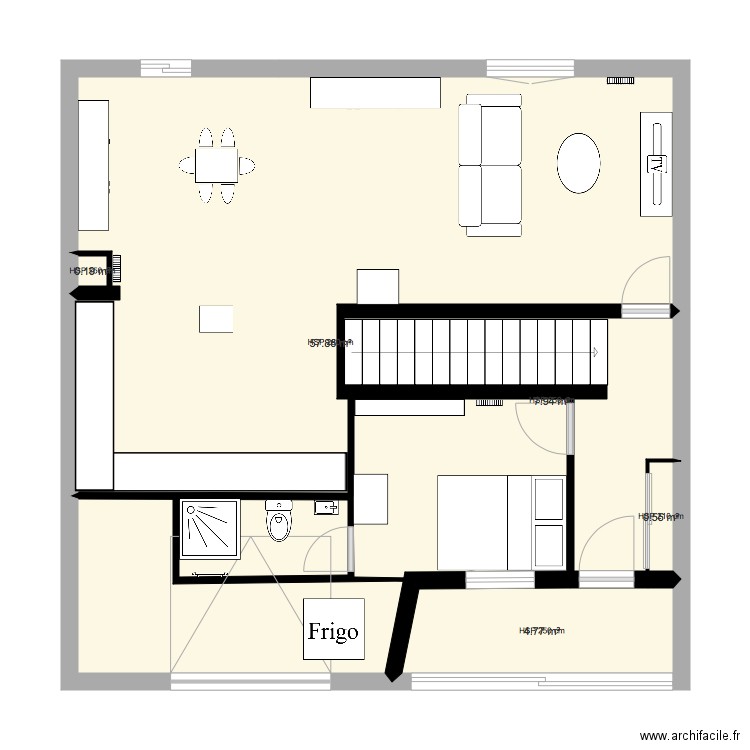 RDC GOURNAY M. Plan de 0 pièce et 0 m2