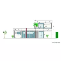 Projet villa Facade avant