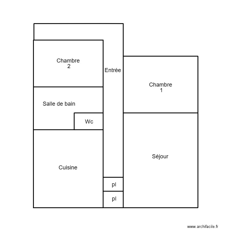 PLONEOUR LANVERN CARIOU. Plan de 0 pièce et 0 m2