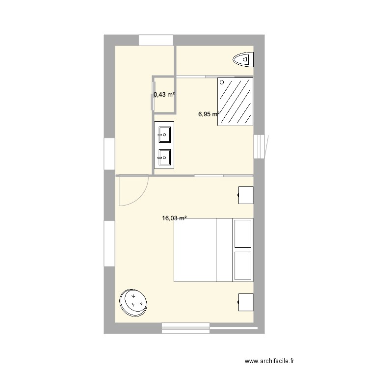 extension 2. Plan de 0 pièce et 0 m2