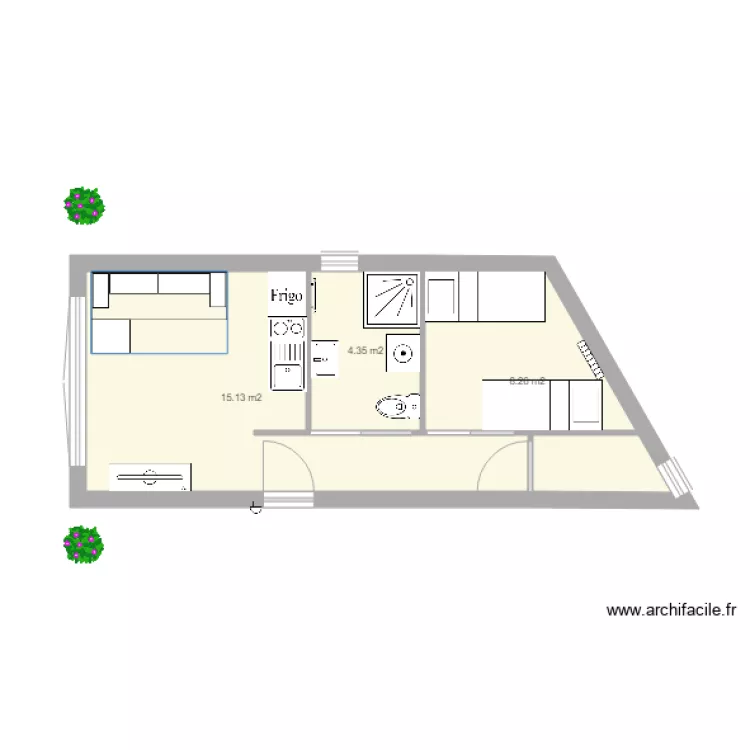Garage 1. Plan de 