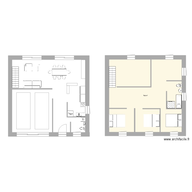 Marcel plan 1. Plan de 0 pièce et 0 m2