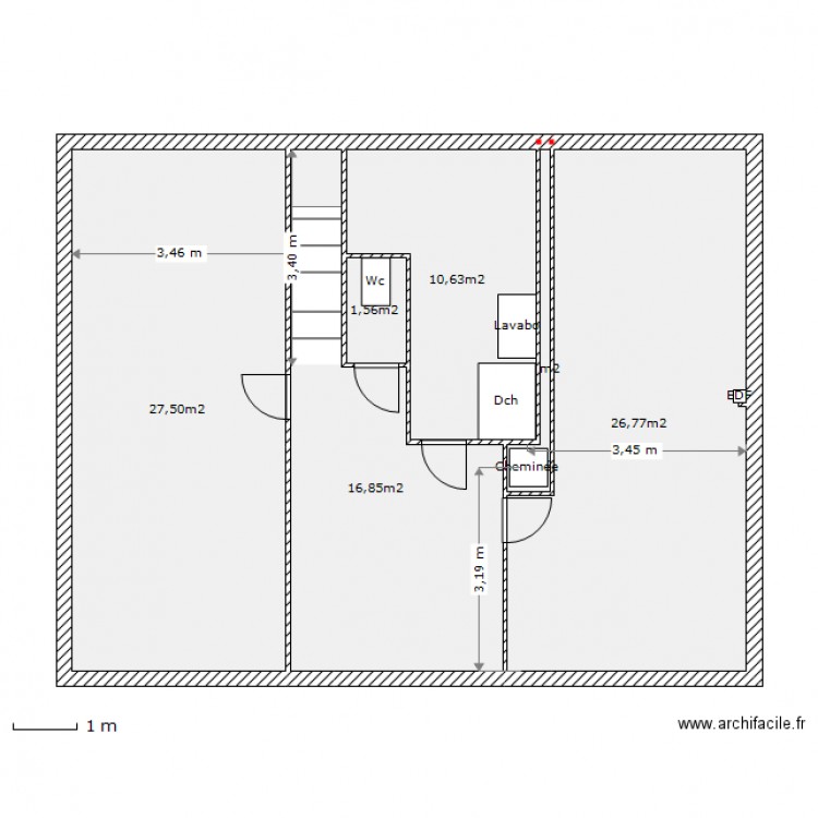 valerie etage3. Plan de 0 pièce et 0 m2