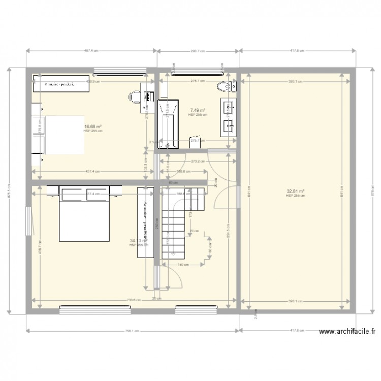 bob. Plan de 0 pièce et 0 m2