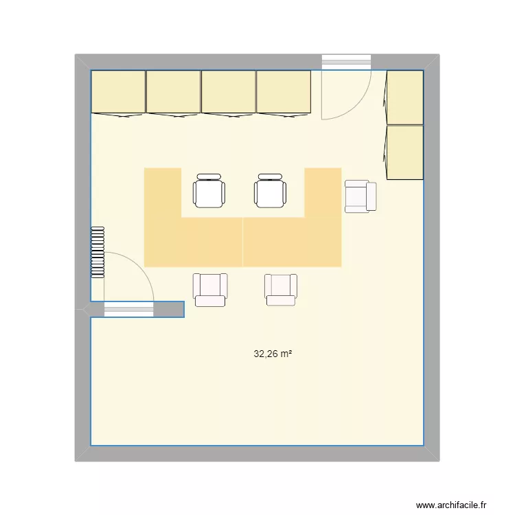 Plan accueil X. Plan de 